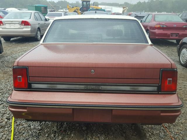 1G3AM19X1GG332853 - 1986 OLDSMOBILE CUTLASS CI 棕色 照片 10