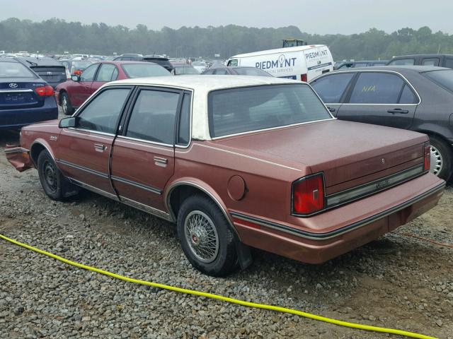 1G3AM19X1GG332853 - 1986 OLDSMOBILE CUTLASS CI 棕色 照片 3