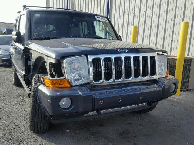 1J8HG58226C357410 - 2006 JEEP COMMANDER BLUE photo 1