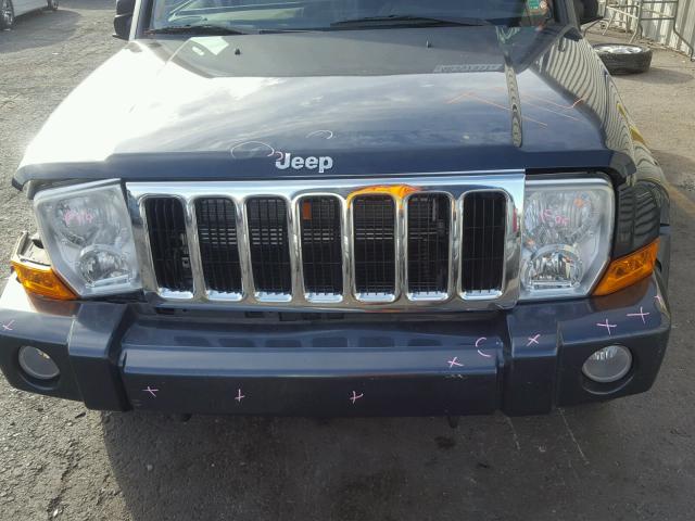 1J8HG58226C357410 - 2006 JEEP COMMANDER BLUE photo 7
