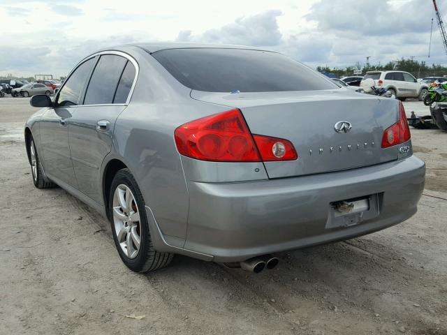 JNKCV51F46M616167 - 2006 INFINITI G35 SILVER photo 3