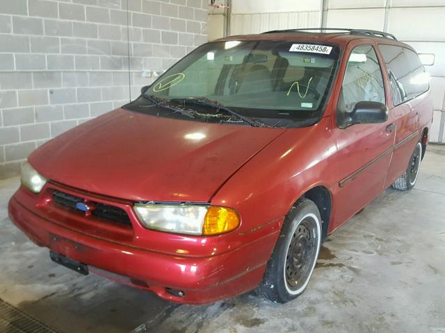 2FMDA5142WBB43371 - 1998 FORD WINDSTAR W MAROON photo 2