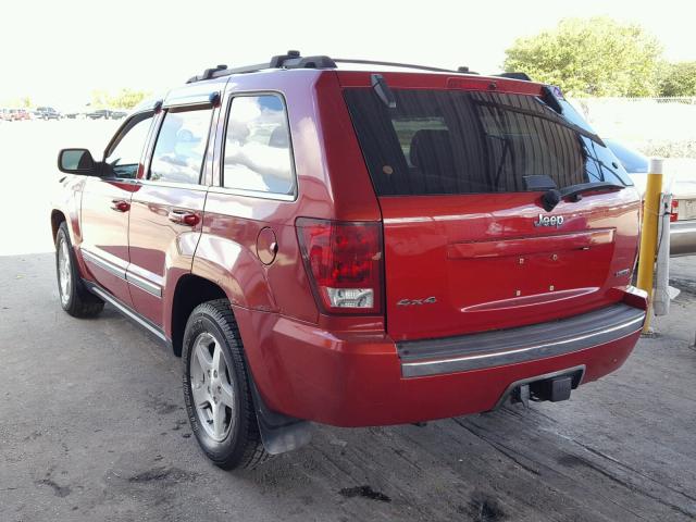 1J4HR58N85C530576 - 2005 JEEP GRAND CHER RED photo 3