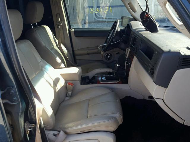 1J8HG58286C123627 - 2006 JEEP COMMANDER მწვანე ფოტო 5