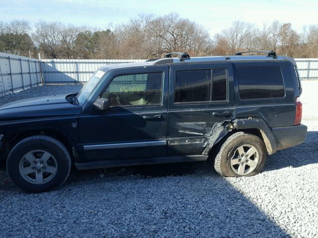 1J8HG58286C123627 - 2006 JEEP COMMANDER GREEN photo 9