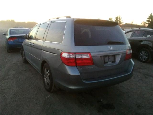 5FNRL38787B103387 - 2007 HONDA ODYSSEY EX SILVER photo 3