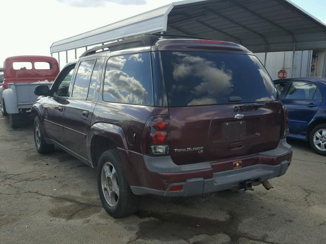 1GNET16S466132655 - 2006 CHEVROLET TRAILBLAZE BURGUNDY photo 3