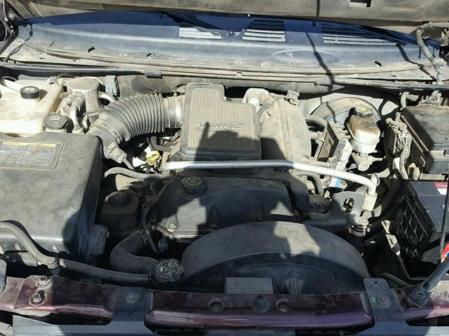 1GNET16S466132655 - 2006 CHEVROLET TRAILBLAZE BURGUNDY photo 7