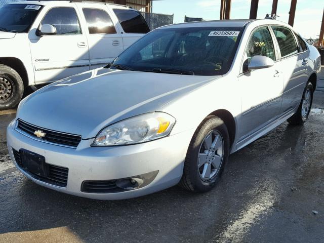 2G1WG5EK7B1311356 - 2011 CHEVROLET IMPALA LT SILVER photo 2