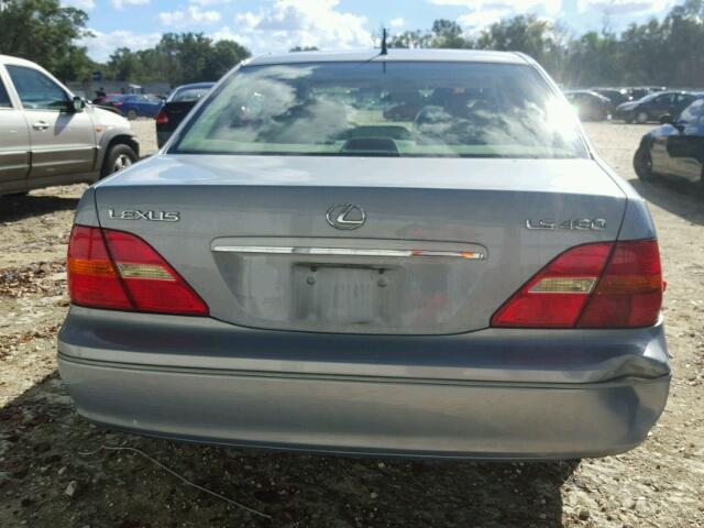 JTHBN30F230119297 - 2003 LEXUS LS 430 BLUE photo 10