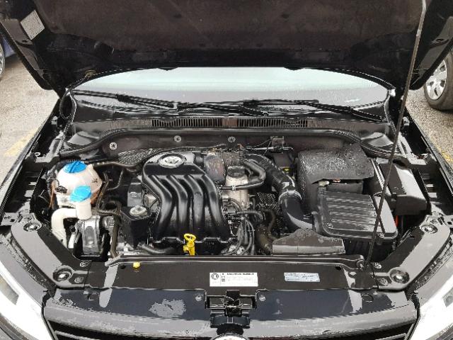 3VW2K7AJ6EM443659 - 2014 VOLKSWAGEN JETTA BASE BLACK photo 7