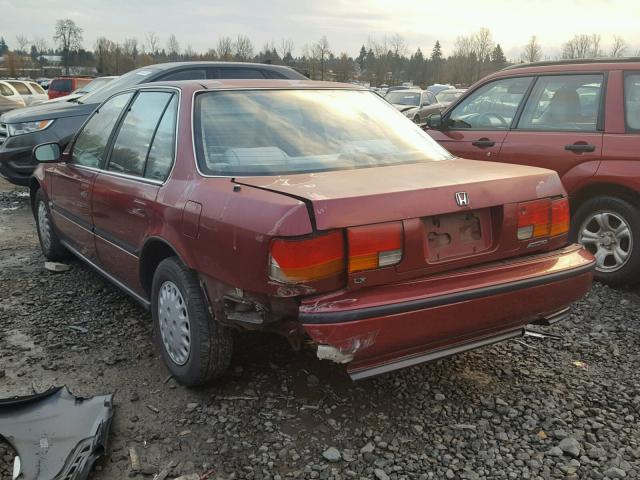 1HGCB7650PA045271 - 1993 HONDA ACCORD LX RED photo 3