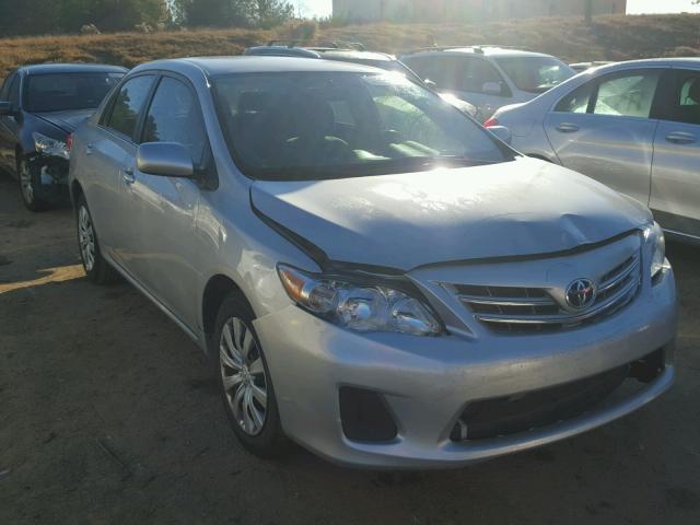 5YFBU4EE6DP124052 - 2013 TOYOTA COROLLA BA SILVER photo 1