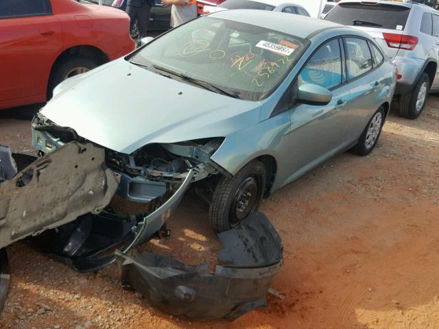 1FAHP3F2XCL256972 - 2012 FORD FOCUS SE GREEN photo 2