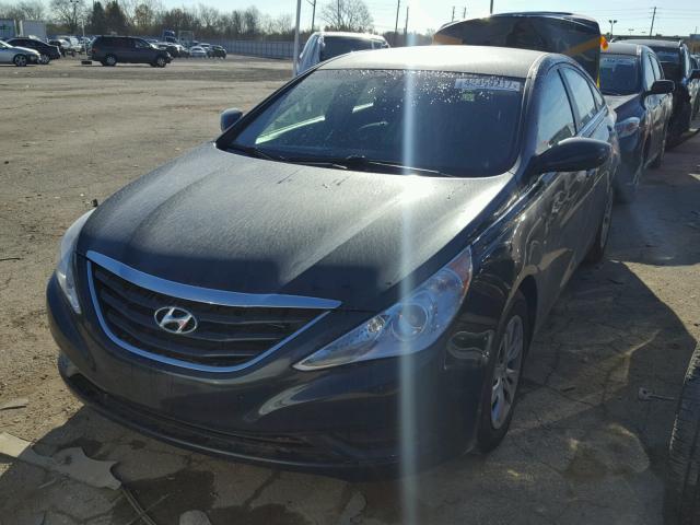 5NPEB4AC2CH336773 - 2012 HYUNDAI SONATA GLS BLUE photo 2