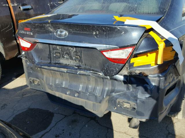 5NPEB4AC2CH336773 - 2012 HYUNDAI SONATA GLS BLUE photo 9