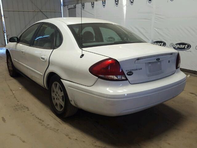 1FAFP53U17A158729 - 2007 FORD TAURUS SE WHITE photo 3