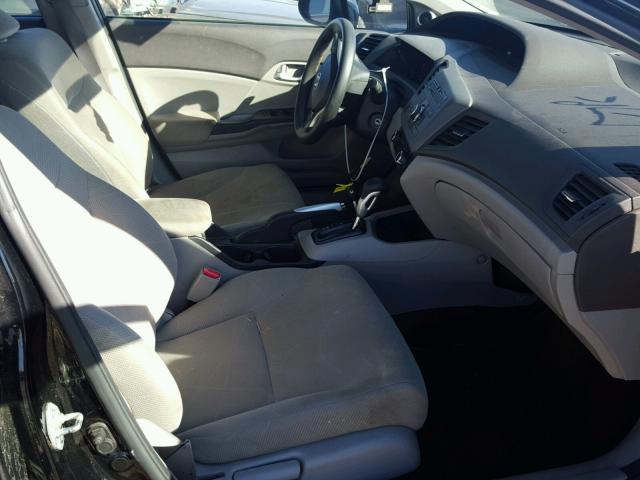 19XFB2F81CE019035 - 2012 HONDA CIVIC EX შავი ფოტო 5