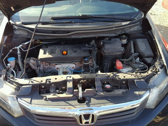 19XFB2F81CE019035 - 2012 HONDA CIVIC EX შავი ფოტო 7