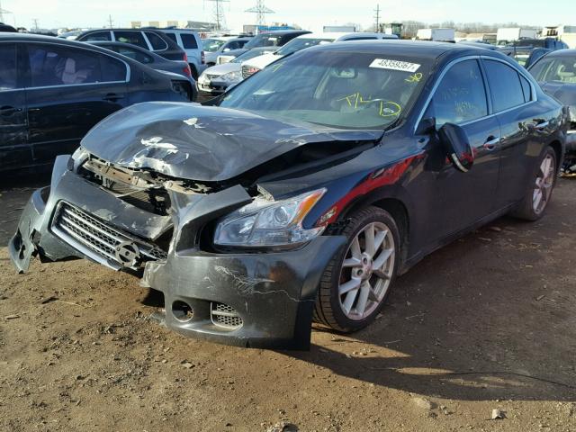 1N4AA51E59C849972 - 2009 NISSAN MAXIMA S BLACK photo 2