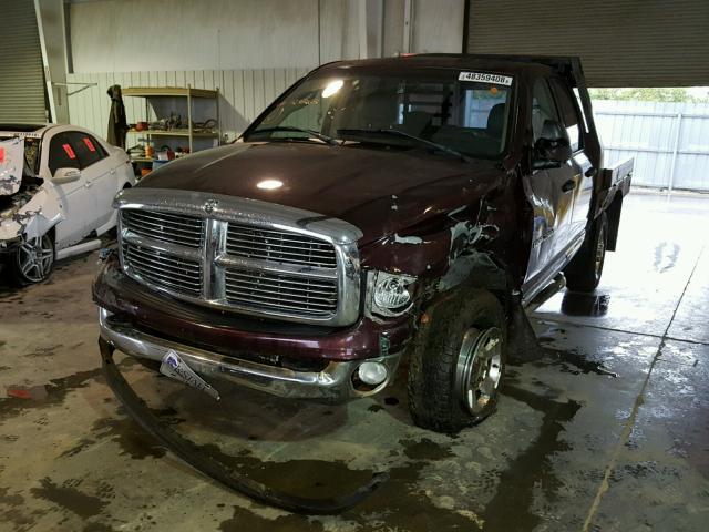 3D7KS28C35G723265 - 2005 DODGE RAM 2500 S შავი ფოტო 2