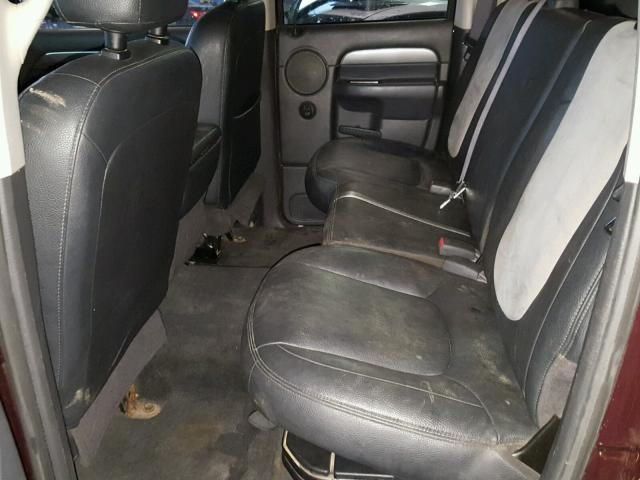 3D7KS28C35G723265 - 2005 DODGE RAM 2500 S შავი ფოტო 6