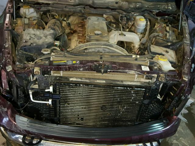 3D7KS28C35G723265 - 2005 DODGE RAM 2500 S შავი ფოტო 7