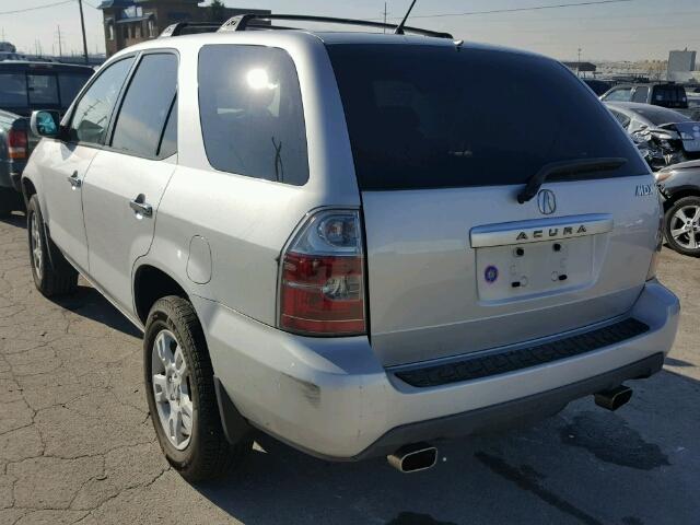 2HNYD18614H548073 - 2004 ACURA MDX TOURIN SILVER photo 3