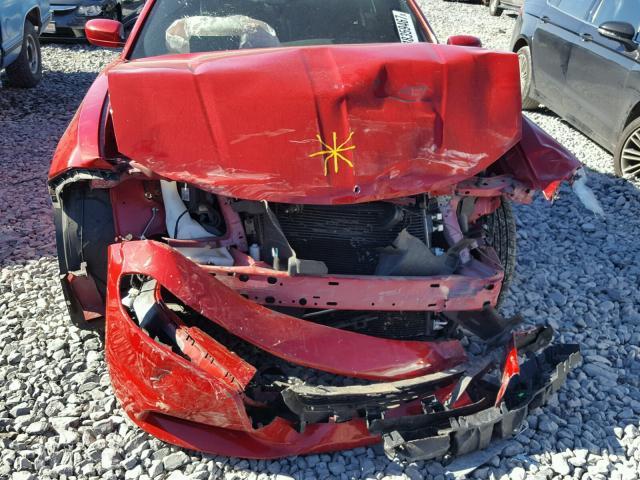 2C3CDXBG3FH741031 - 2015 DODGE CHARGER SE RED photo 9