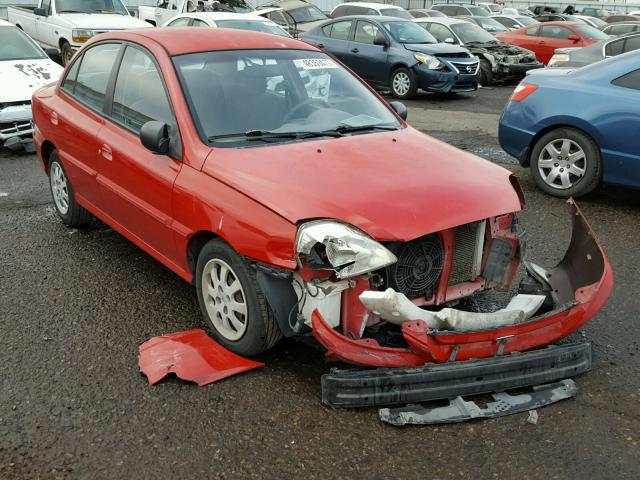 KNADC125456381084 - 2005 KIA RIO RED photo 1