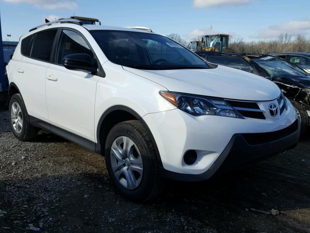 2T3BFREV3EW182540 - 2014 TOYOTA RAV4 LE WHITE photo 1