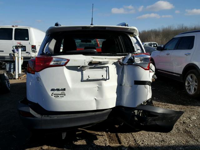 2T3BFREV3EW182540 - 2014 TOYOTA RAV4 LE WHITE photo 9