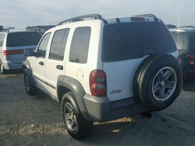 1J4GK48K95W565352 - 2005 JEEP LIBERTY SP WHITE photo 3