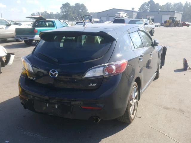 JM1BL1L51C1508800 - 2012 MAZDA 3 S BLACK photo 4