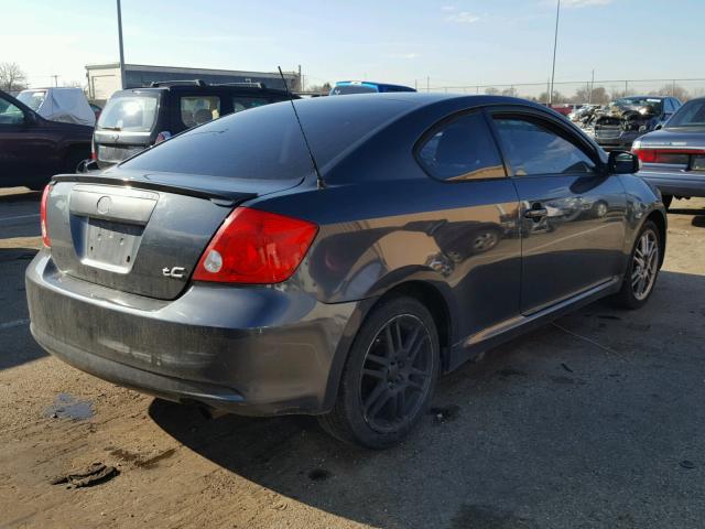 JTKDE177960090620 - 2006 TOYOTA SCION TC BLACK photo 4