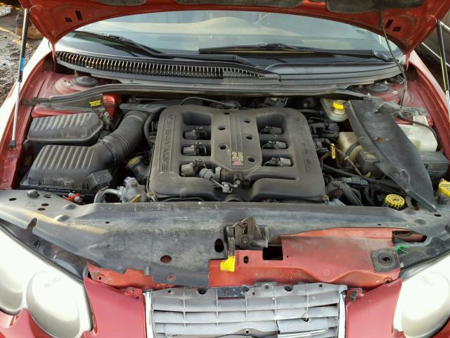 2C3HE66G4YH333292 - 2000 CHRYSLER 300M RED photo 7