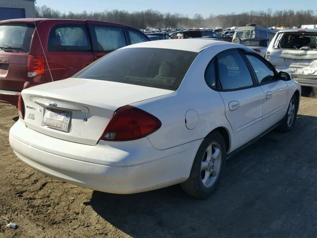 1FAFP55U13A130985 - 2003 FORD TAURUS SES WHITE photo 4