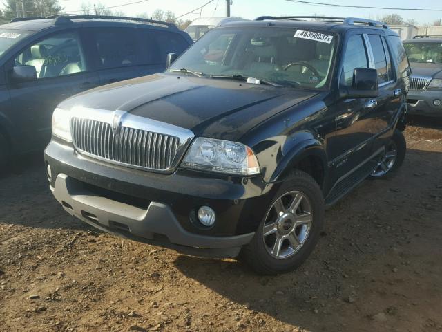 5LMEU88H25ZJ34359 - 2005 LINCOLN AVIATOR BLACK photo 2