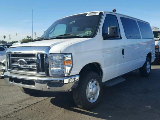 1FDNE1BW4BDB15447 - 2011 FORD ECONOLINE WHITE photo 2