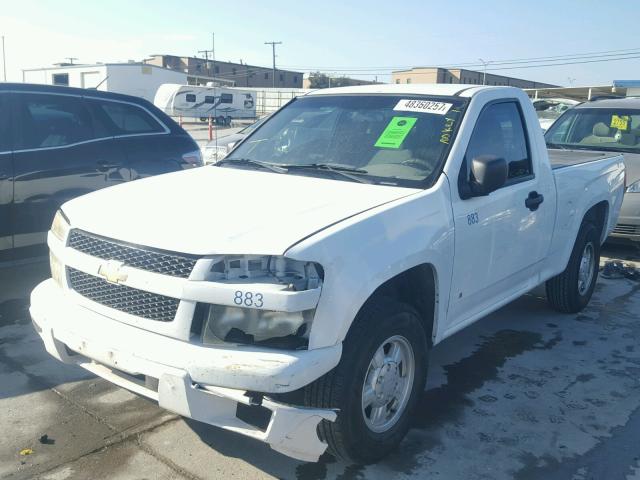 1GCCS148X68264883 - 2006 CHEVROLET COLORADO WHITE photo 2