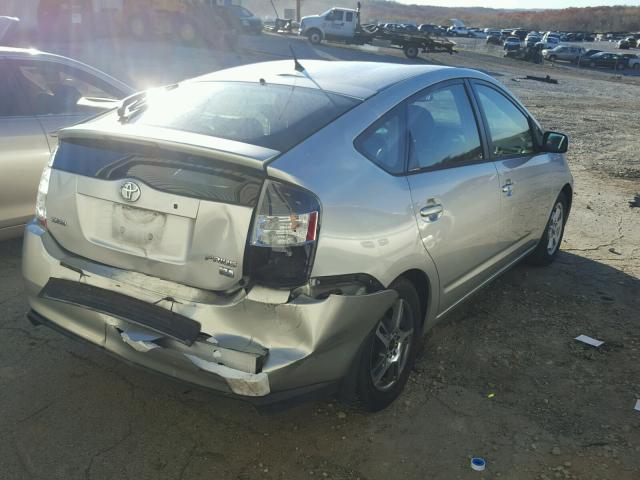 JTDKB20U253059672 - 2005 TOYOTA PRIUS SILVER photo 4