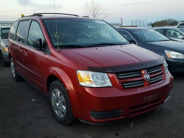 2D8HN44H68R777569 - 2008 DODGE GRAND CARA RED photo 1