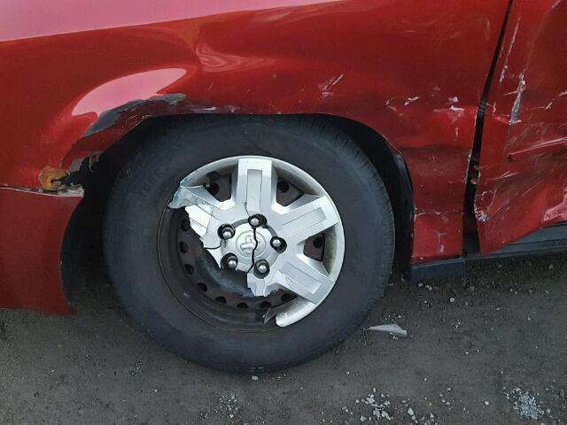 2D8HN44H68R777569 - 2008 DODGE GRAND CARA RED photo 10