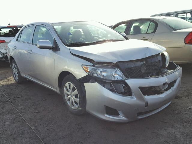 1NXBU4EE9AZ286946 - 2010 TOYOTA COROLLA BA SILVER photo 1