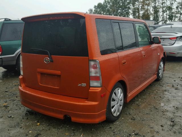 JTLKT324840160560 - 2004 TOYOTA SCION XB ნარინჯისფერი ფოტო 4