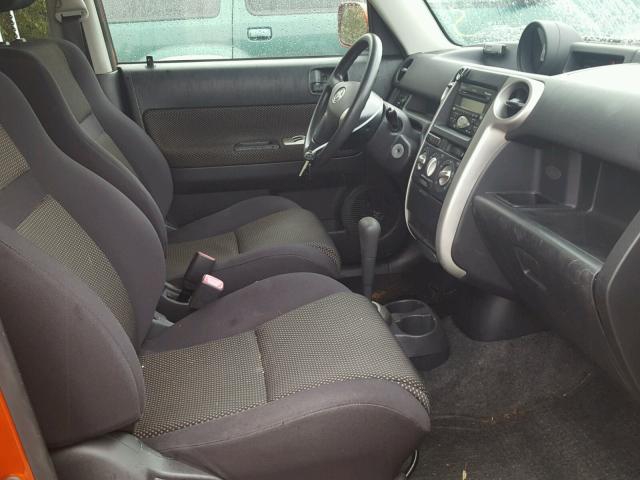 JTLKT324840160560 - 2004 TOYOTA SCION XB ნარინჯისფერი ფოტო 5