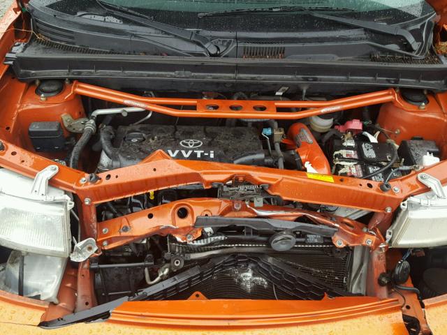JTLKT324840160560 - 2004 TOYOTA SCION XB ნარინჯისფერი ფოტო 7