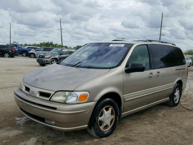 1GHDX03E6XD110746 - 1999 OLDSMOBILE SILHOUETTE BEIGE photo 2