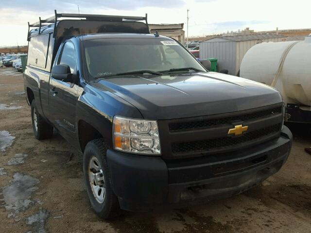 1GCNKPEX3BZ434751 - 2011 CHEVROLET SILVERADO BLACK photo 1