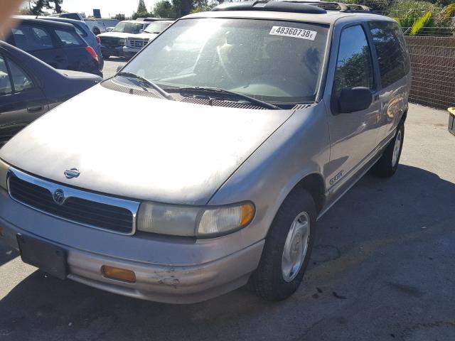 4N2DN11W9SD827628 - 1995 NISSAN QUEST XE BROWN photo 2